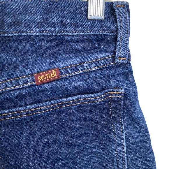 Rustler Upcycled High Rise Distressed Denim Cut-Off Shorts - Waist Size 30 - Picture 6 of 10